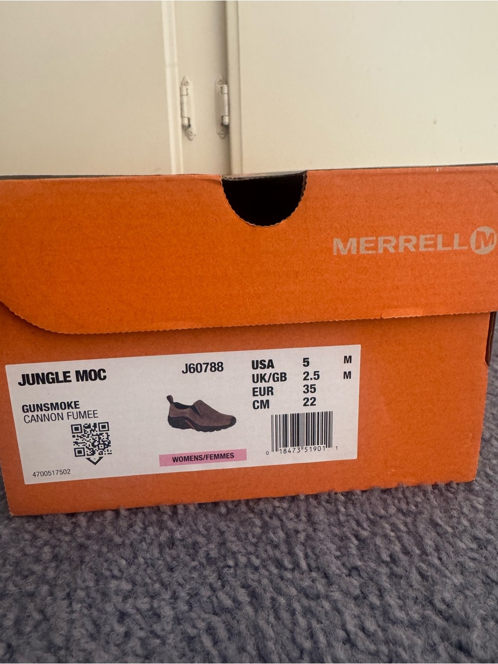 Merrell Women’s Jungle Moc in Gunsmoke - Picture 8 of 9